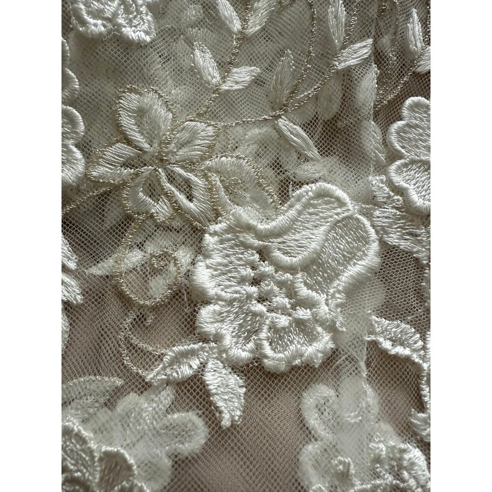 BHLDN Anthropologie Liesel Gown Lace Reversible Ivory/Nude Lining US 14 NWT - Picture 12 of 12